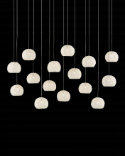 Currey 9000-0913 - Piero White 15-Light Linear Multi-Drop Pendant