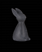 Currey 1200-0655 - Black Marble Rabbit