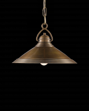 Currey 9000-0407 - Weybright Brass Pendant